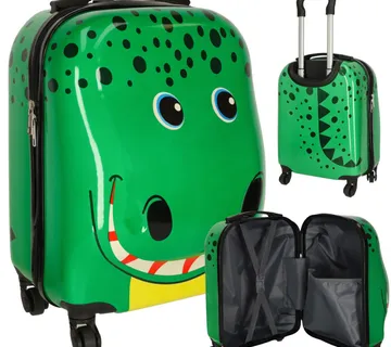 Dječji putni kofer na kotačima – krokodil lokot GRATIS - cover