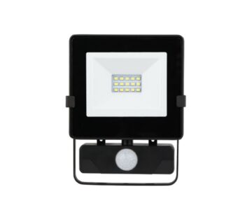 Reflektor led LED-BLS-FL-PIR, IP 54 - 119x43x158mm 10W, 4000K, 800lm, IP54 - cover