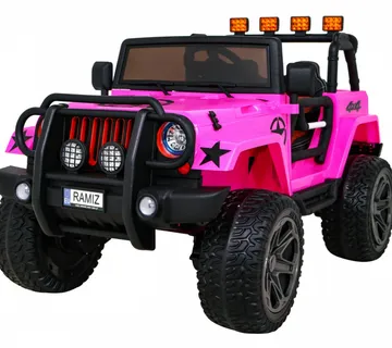 Auto na akumulator Monster Jeep 4 x 4 - DVOSJED - rozi - cover