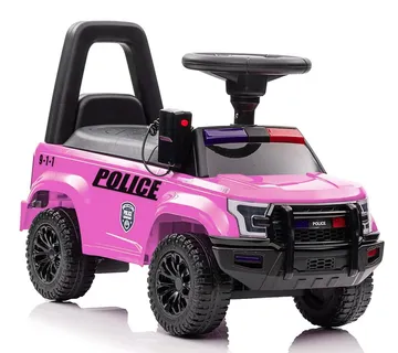 Dječja guralica Police - roza - cover