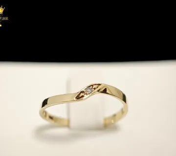 ZLATNI PRSTEN S DIJAMANTOM 1,49G 14K / R1, RATE !! - cover