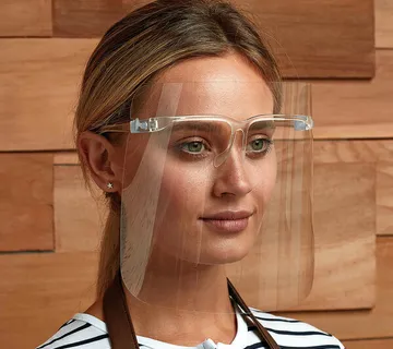 Zaštitni vizir za zaštitu lica s okvirom za naočale - cover