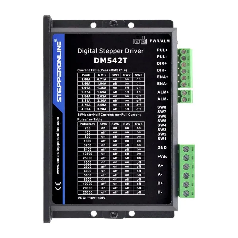 DM524T digitalni stepper motor driver V4.0 - cover