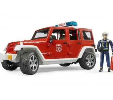 Bruder vatrogasni auto Jeep Wrangler i figurica vatrogasac - BR02528 - cover