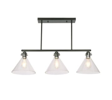 Luster LOFT138-3 crni/prozirni - cover
