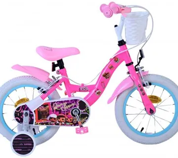 Dječji bicikl LOL Surprise 14" roza - 2 ručne kočnice - cover