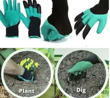 Vrtlarske rukavice s 4 kandže za kopanje garden & greenhouse - cover