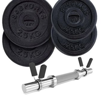 Set bučica 10 kg 30 mm set bučica Utezi za set bučica od lijevanog žel - cover