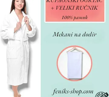 Kupaonski ogrtač + veliki ručnik - cover