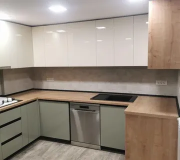 Kuhinja visoki sjaj akryl crna gola profil ručka - cover