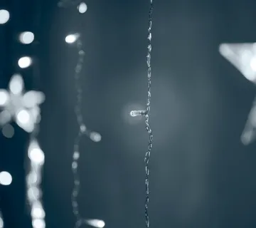 LED zavjesa 138kom. zvijezde hladno bijele - cover