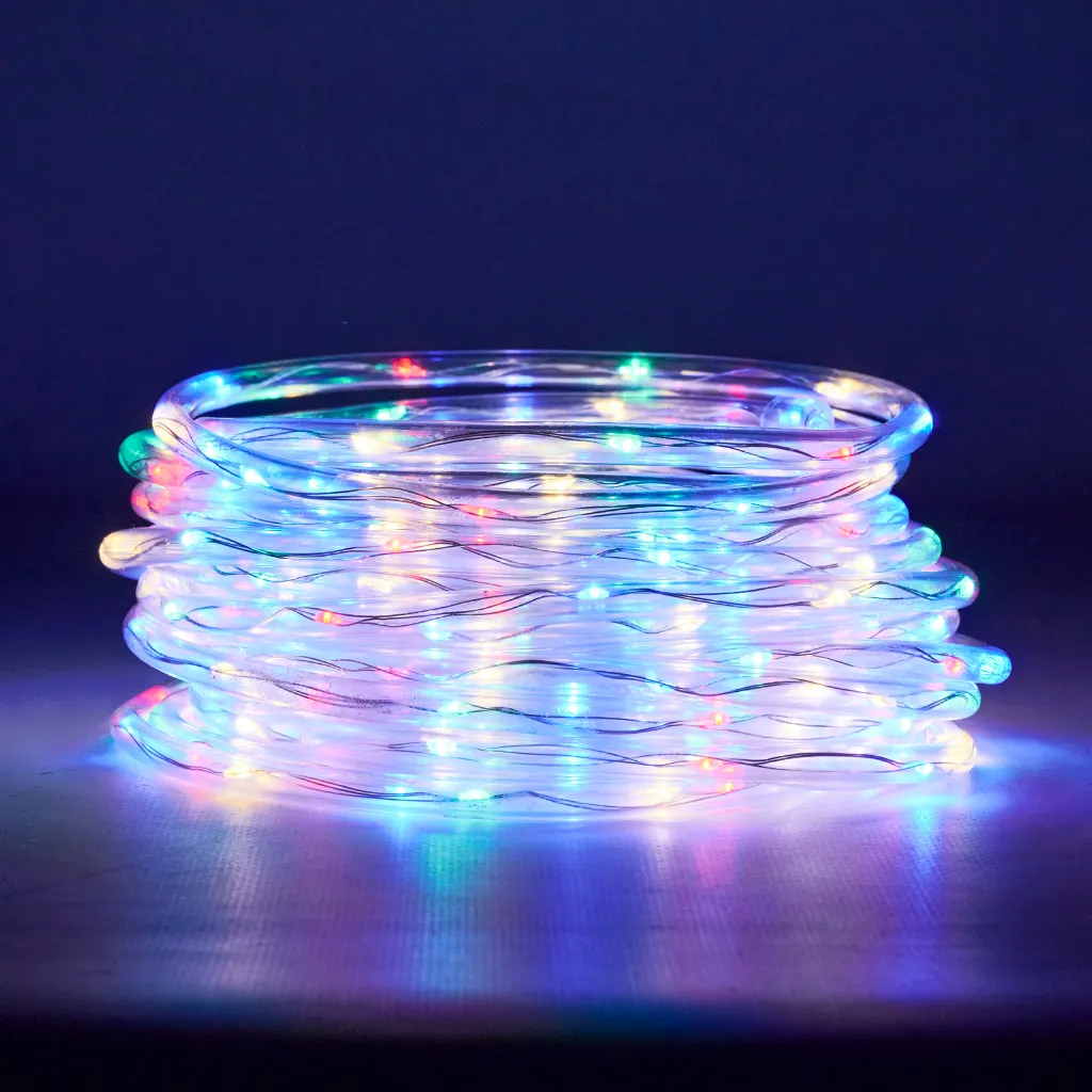 100 LED svjetla u crijevu 10m višebojne - cover