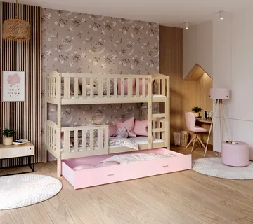 Krevet na kat za djecu 190×80 Kubus – Za zdrav i miran san mališana - cover