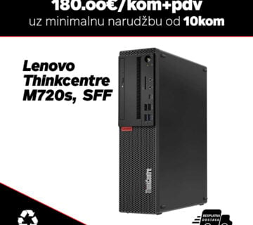 10x Lenovo Thinkcentre M720s, SFF /Intel Core i5-8500/8GB DDR4/256GB SSD - cover