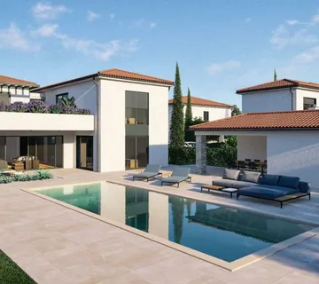 LOVREČ-VILA U IZGRADNJI SA BAZENOM (prodaja) - cover