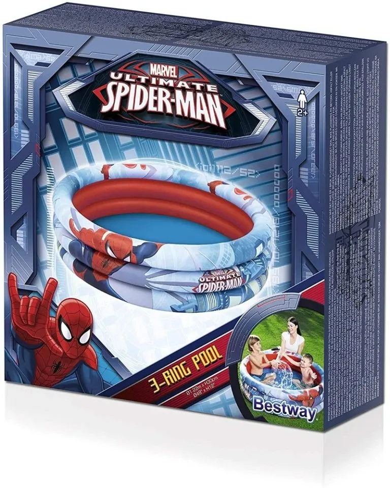 Bazen na napuhavanje Spider-Man 122 x 30 cm Bestway 98018 - cover