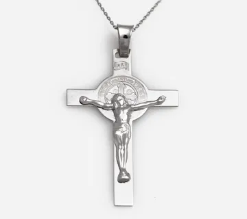 Zlatni privjesak Cross L - cover