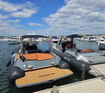 Shark 38 Hardtop powered by inboard DIESEL - cover