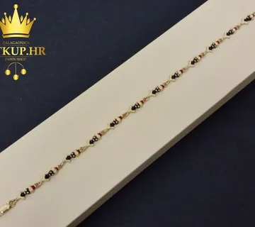 AUTOHTONI HRVATSKI NAKIT - ZLATNA NARUKVICA 8,58g 14K / R1, RATE ! - cover