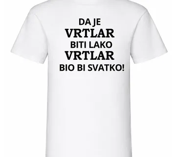 Majica da je vrtlar biti lako - cover