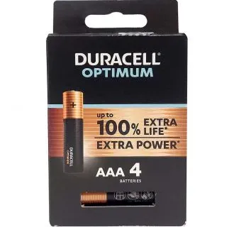 BATERIJA DURACELL OPTIMUM AAA/LR03 4/1 - cover