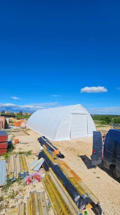 Montažna hala / montažni šator PEACH / 9.15x20m 5,5m(V) *091 294 9999* - cover