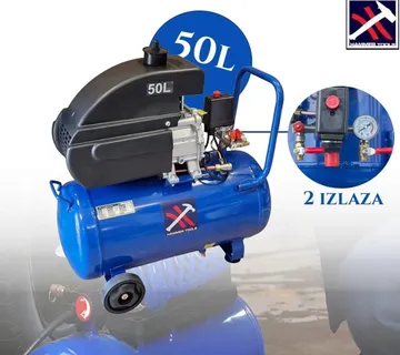 KOMPRESOR HAMMER TOOLS 50L SA 2 IZLAZA - cover