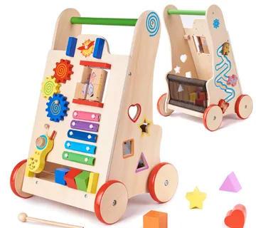 Didaktička drvena guralica – 6u1 - cover
