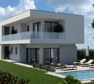 VRSAR-MODERNA VILA U IZGRADNJI 700 M OD MORA (prodaja) - cover