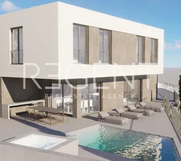 Split, Solin - Zemljište sa projektom modernu obiteljsku kuću - cover