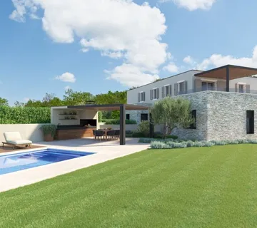 TINJAN - ZEMLJIŠTE SA GRAĐEVINSKOM DOZVOLOM ZA DVOJNU KUĆU PRODAJA - cover