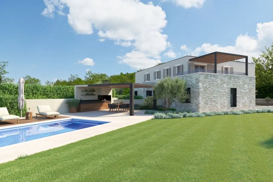 TINJAN - ZEMLJIŠTE SA GRAĐEVINSKOM DOZVOLOM ZA DVOJNU KUĆU PRODAJA - cover