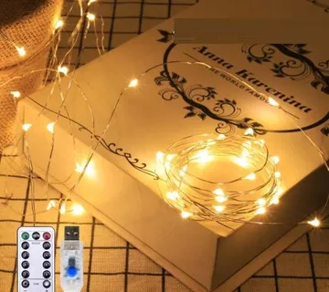 Božićne LED lampice vodootporne s USB daljinskim upravljačem - cover