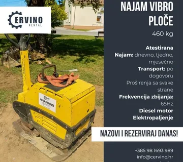 NAJAM vibroploče BOMAG BPR 55/65, masa 460kg - cover
