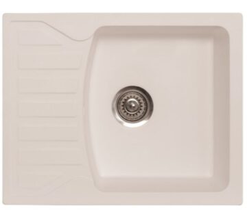 Sudoper pravokutni granit bijeli  METALAC Quadro M - cover