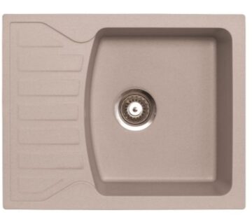 Sudoper pravokutni granit sivi  METALAC Quadro M - cover