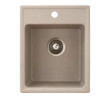 Sudoper pravokutni granit bež  METALAC Quadro 40 - cover