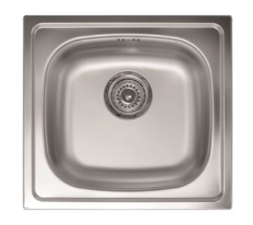 Sudoper kvadratni jednodijelni inox METALAC Quadro - cover