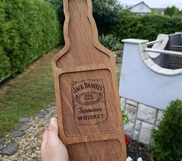 Daska/pladanj za posluživanje hrane - Flaša - cover