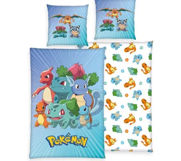 Posteljina Pokemon Starters 135x200cm - cover