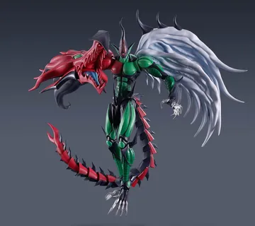 Yu-Gi-Oh! GX S.H. MonsterArts Elemental Hero Flame Wingman figura 19cm - cover