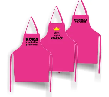 Pregače s natpisom – ženske - cover