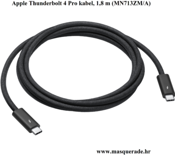 Apple Thunderbolt 4 kabel 1,8 m 40 Gbit/s black MN713ZM/A - cover