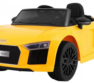 Licencirani auto na akumulator Audi R8 Spyder RS - žuti - cover