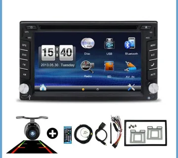 GPS NAVIGACIJA CD DVD Bluetooth 2din Radio + Parking kamera - cover