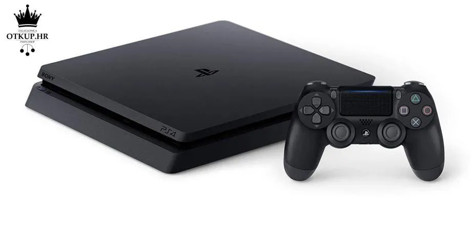 PLAYSTATION 4 SLIM 1TB + 2 KONTROLERA / R1, RATE!! - cover