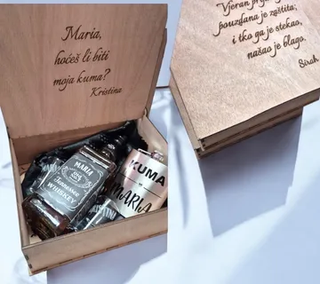 Poklon paket za kumu “Kumina kutija radosti” - cover