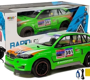 Auto na daljinsko upravljanje Sports Car R/C 1:10 2.4G Green - zeleni - cover