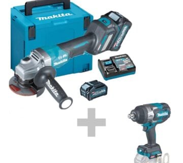 Makita aku kutna brusilica GA023GD201 + aku udarni odvijač TW001GZ - cover