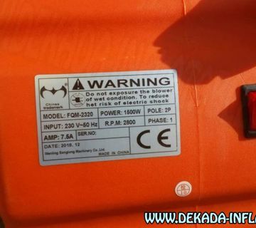 Puhalica 1500W - pumpa za napuhance puhalica - cover